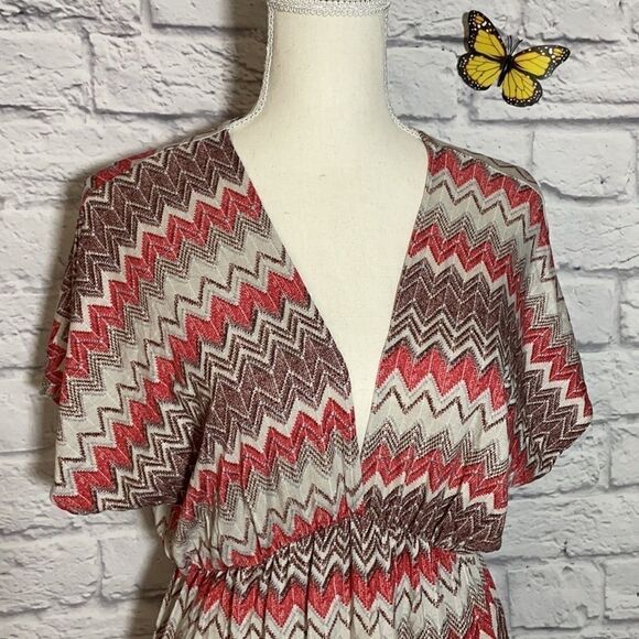 Hourglass Lilly Deep V Kimono Top Size Extra Small - Picture 3 of 8